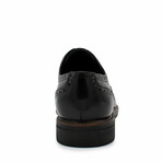 Aston Marc Mens Monaco Cap Toe Dress Shoe // Black (US Men's Size 8)