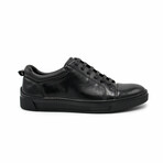 Aston Marc Mens Palio Court Shoe // Black (US Men's Size 8)