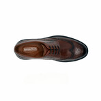 Aston Marc Mens Tuscan Wingtip Dress Shoe // Tan (US Men's Size 8)