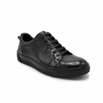 Aston Marc Mens Palio Court Shoe // Black (US Men's Size 8)