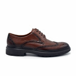 Aston Marc Mens Tuscan Wingtip Dress Shoe // Tan (US Men's Size 8)