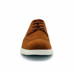 Aston Marc Mens Lark Wingtip Oxfords // Tan (US Men's Size 12)