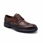 Aston Marc Mens Tuscan Wingtip Dress Shoe // Tan (US Men's Size 8)