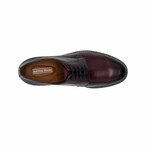 Aston Marc Mens Monaco Plain Toe Dress Shoe // Maroon (US Men's Size 8)