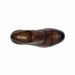 Aston Marc Mens Monaco Cap Toe Dress Shoe // Tan (US Men's Size 8)