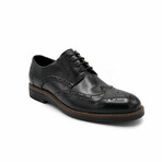 Aston Marc Mens Monaco Wingtip Dress Shoe // Black (US Men's Size 8)