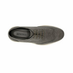 Aston Marc Mens Lark Wingtip Oxfords // Gray (US Men's Size 8)