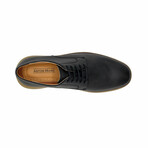 Aston Marc Mens Durant Gum Bottom Oxford  // Black (US Men's Size 8)