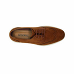 Aston Marc Mens Lark Wingtip Oxfords // Tan (US Men's Size 12)