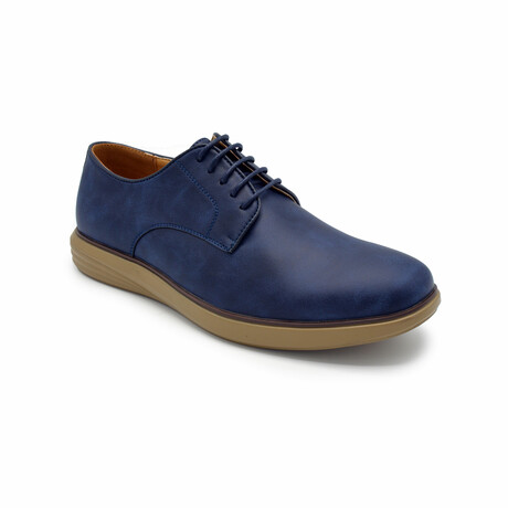 Aston Marc Mens Durant Gum Bottom Oxford  // Navy (US Men's Size 11)