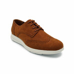 Aston Marc Mens Lark Wingtip Oxfords // Tan (US Men's Size 12)