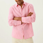 Organic Dress Shirt // Pink (L)