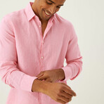 Organic Dress Shirt // Pink (XL)