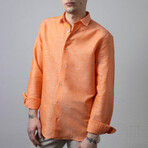 Organic Dress Shirt // Orange (S)