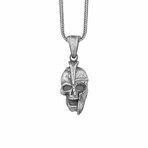 Warrior Skull and Helmet Necklace