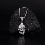 Warrior Skull and Helmet Necklace