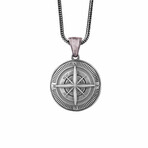 Compass and North Star Necklace