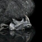 Realistic Rhino Necklace