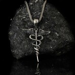 Medicine Symbol Caduceus Necklace