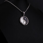 Ouroboros Ying Yang Necklace