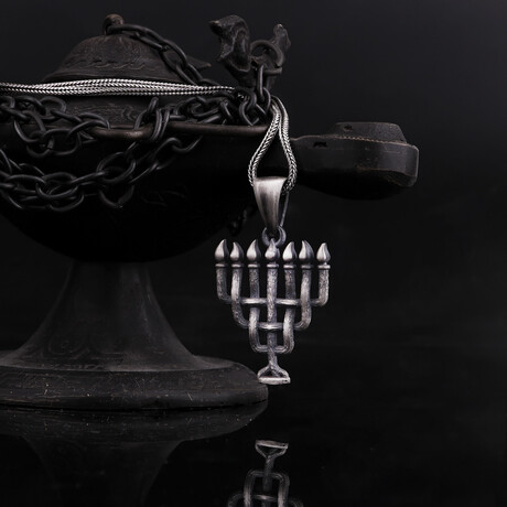 Menorah Necklace