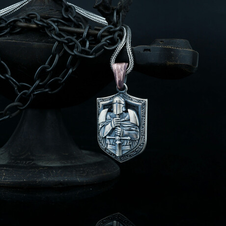 Templar's Knight Necklace