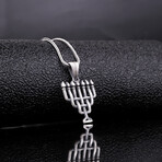 Menorah Necklace