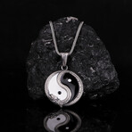 Ouroboros Ying Yang Necklace