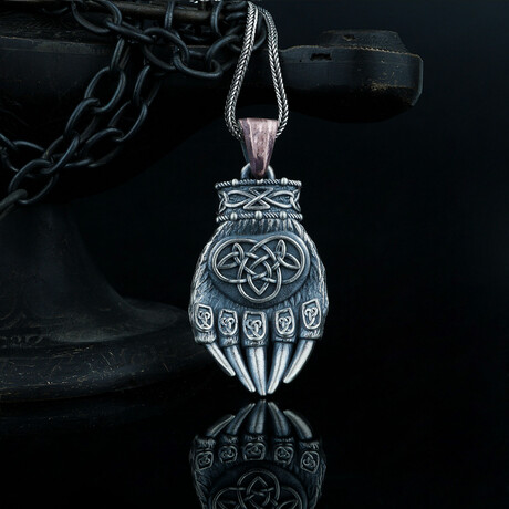 Celtic Bear Paw Necklace