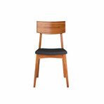 Berkley Blackwood Metro Dining Chair KD // Set of 2