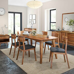 Berkley Blackwood Metro Dining Table // 75"