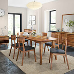 Berkley Blackwood Metro Dining Table // 91"