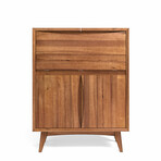 Berkley Blackwood Metro Bar Cabinet // 34"