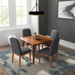 Berkley Blackwood Metro Square Dining Table // 42"