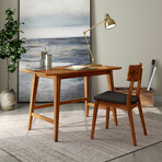 Berkley Blackwood Metro Home Office Desk // 47"