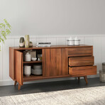 Berkley Blackwood Metro Large Sideboard // 70"