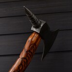 Damascus Viking Spike Axe // 7104