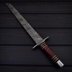 Damascus Tanto Short Sword