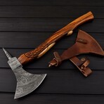 Damascus Viking Spike Axe // 7104