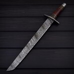 Damascus Tanto Short Sword