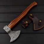 Damascus Viking Axe // 7101