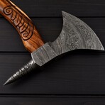 Damascus Viking Spike Axe // 7104