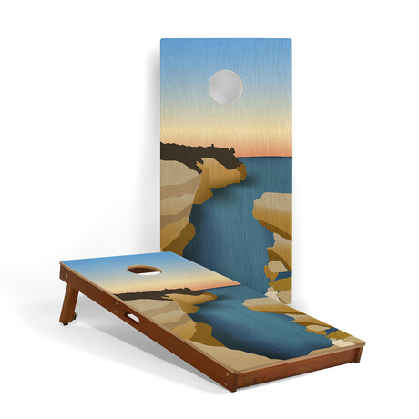 Printed Cornhole Boards // Pictured Rocks // Set Of 2