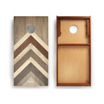 Printed Cornhole Boards // Terra Chevron // Set Of 2