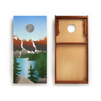 Printed Cornhole Boards // Rocky Mountain // Set Of 2