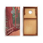 Printed Cornhole Boards // Redwoods // Set Of 2