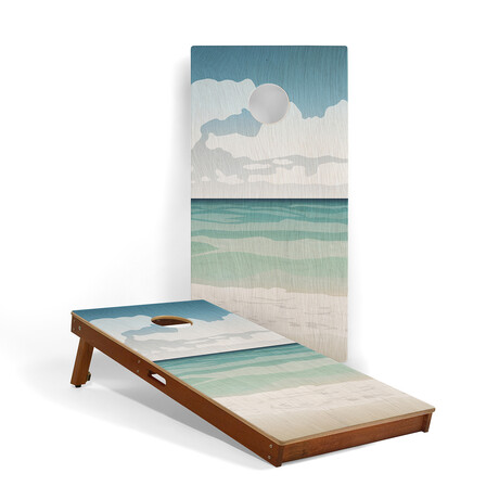 Printed Cornhole Boards // Gulf Island // Set Of 2