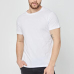 Crew Neck Tees // 2 Pack // White (M)