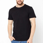 Crew Neck Tees // 2 Pack // Black, White (M)