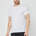 Crew Neck T-shirt // White (XL)